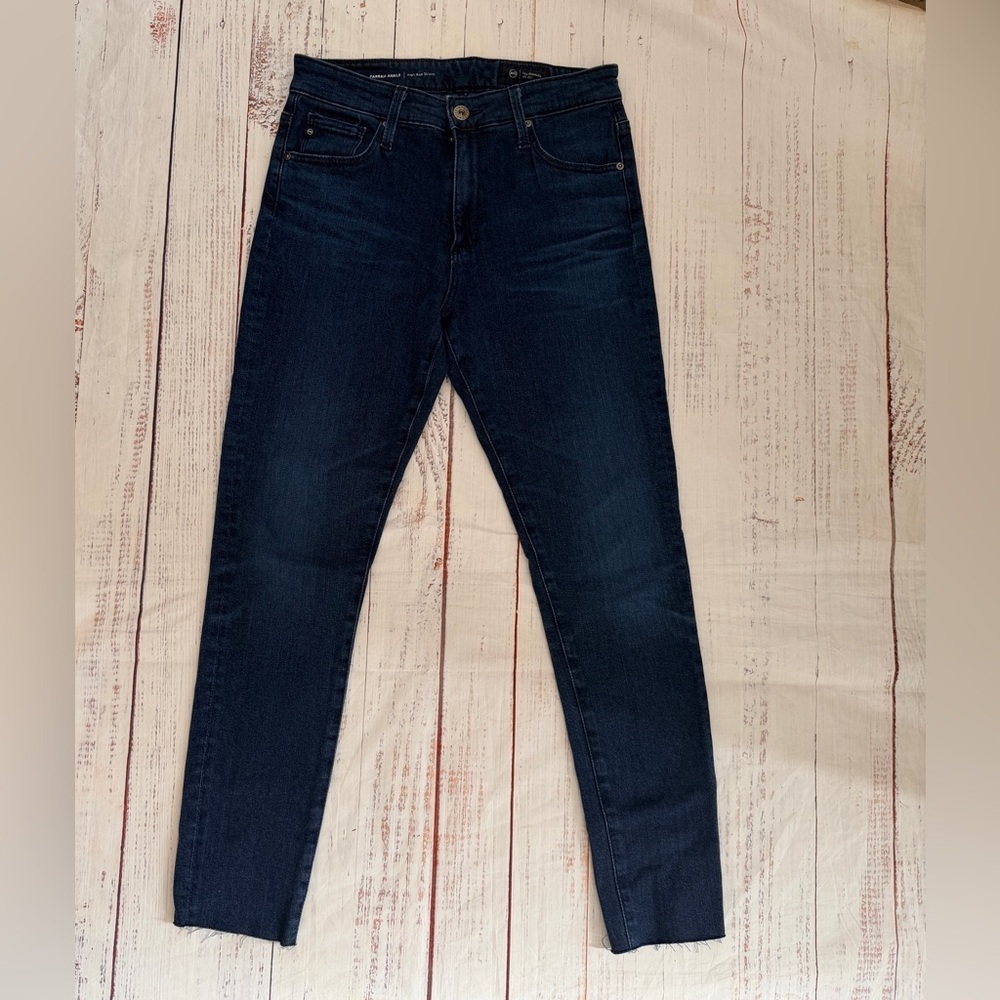 AG Adriano Goldschmied Womens Jeans Size 26 Blue Farrah Ankle High Rise Skinny